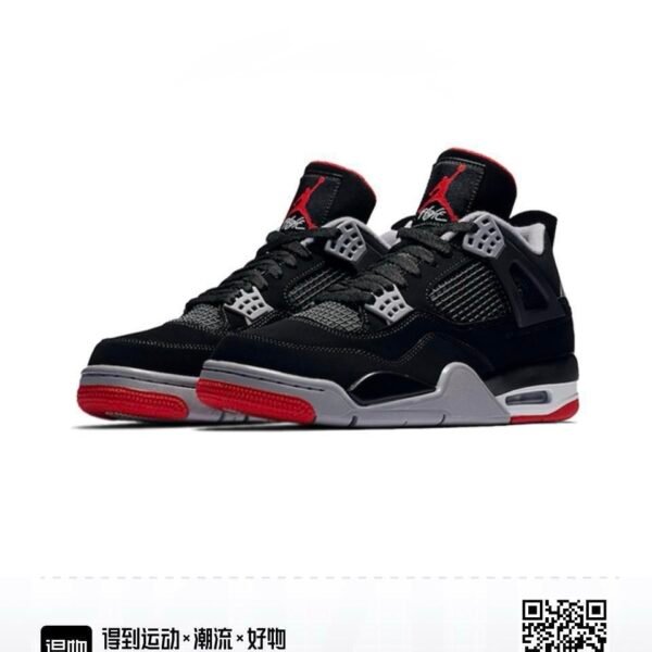 Jordan 4 “Bred” (Black/Red)