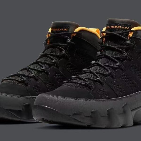 Jordan 9 Retro “Black/Light Olive/Bright Concord”